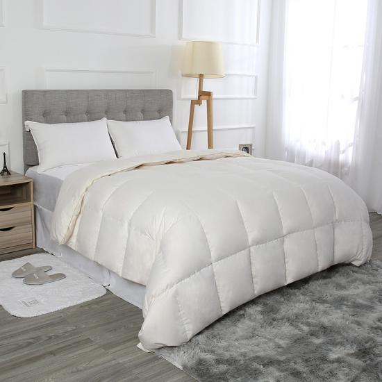 Couette luxueuse en duvet d'oie toutes saisons avec insert de couette Queen Size