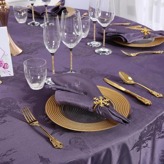 Nappe fantaisie festival violet, nouveau design