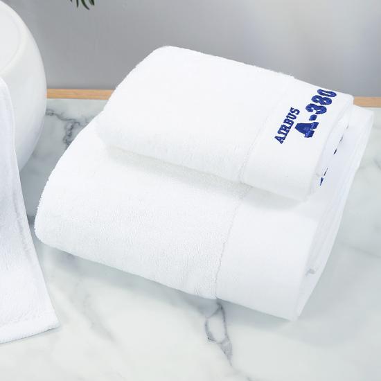 Ensemble de serviettes de bain en coton 8 pièces Comfort Spaces, ensembles de serviettes à rayures ultra douces de qualité hôtelière