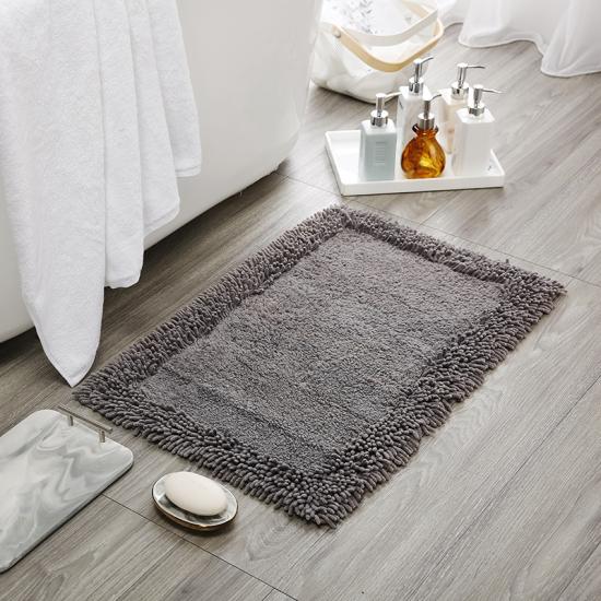 Tapis de douche d'angle épais et doux pour douches