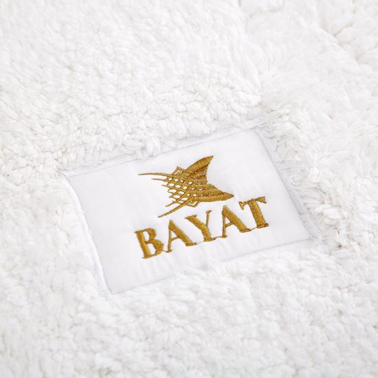 Tapis doux à poils longs pour douche, tapis de bain spa