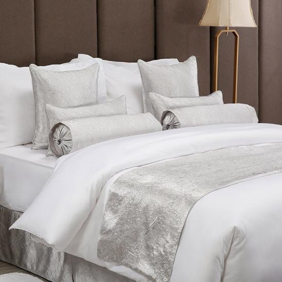 Linge de lit d'hôtel en coton double ultra doux de qualité hôtelière